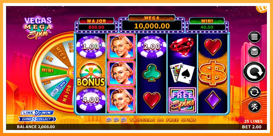 ลองสัมผัสเครื่องดูครับ Vegas Mega Spin, รูปภาพ 1: เล่นเพื่อเงิน