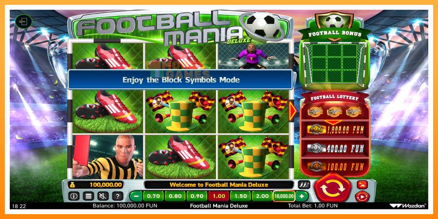 ลองสัมผัสเครื่องดูครับ Football Mania Deluxe, รูปภาพ 2: เล่นเพื่อเงิน