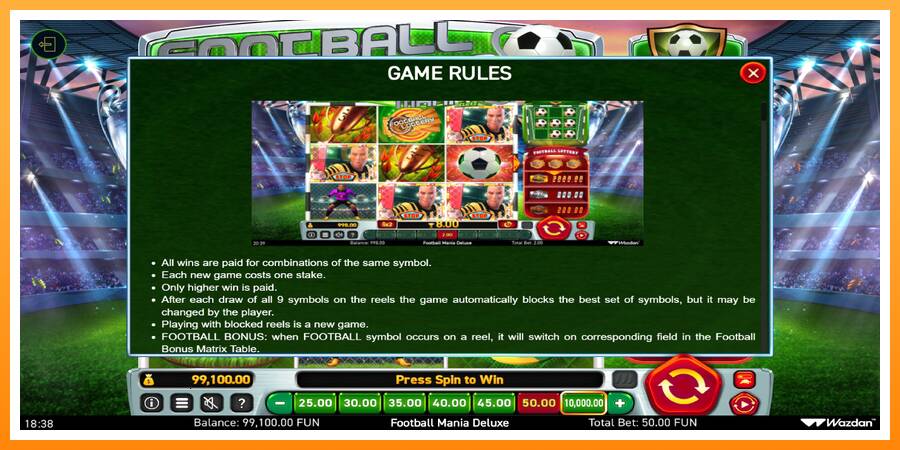 ลองสัมผัสเครื่องดูครับ Football Mania Deluxe, รูปภาพ 6: เล่นเพื่อเงิน