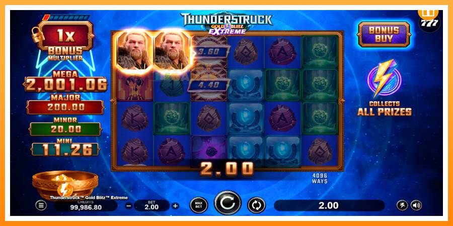 ลองสัมผัสเครื่องดูครับ Thunderstruck Gold Blitz Extreme, รูปภาพ 4: เล่นเพื่อเงิน