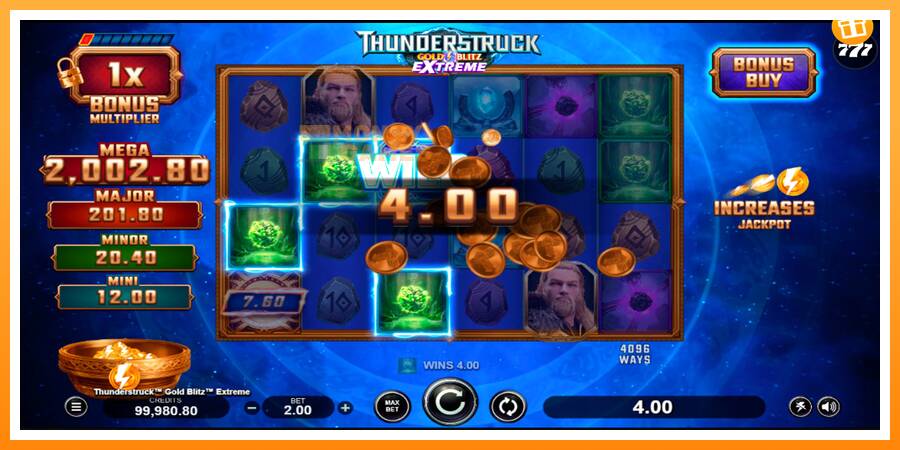 ลองสัมผัสเครื่องดูครับ Thunderstruck Gold Blitz Extreme, รูปภาพ 5: เล่นเพื่อเงิน