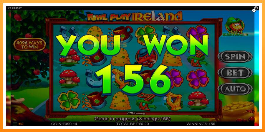 ลองสัมผัสเครื่องดูครับ Fowl Play Ireland, รูปภาพ 5: เล่นเพื่อเงิน