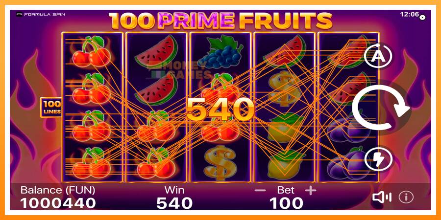 ลองสัมผัสเครื่องดูครับ 100 Prime Fruits, รูปภาพ 3: เล่นเพื่อเงิน