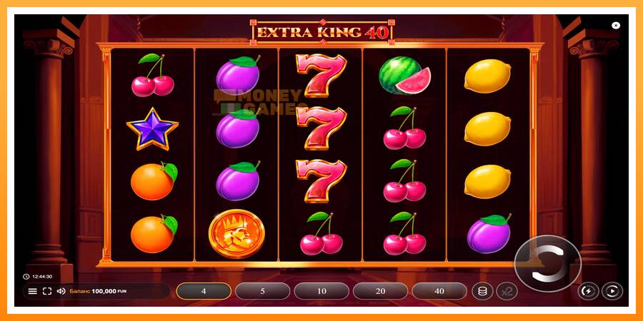 ลองสัมผัสเครื่องดูครับ Extra King 40, รูปภาพ 1: เล่นเพื่อเงิน