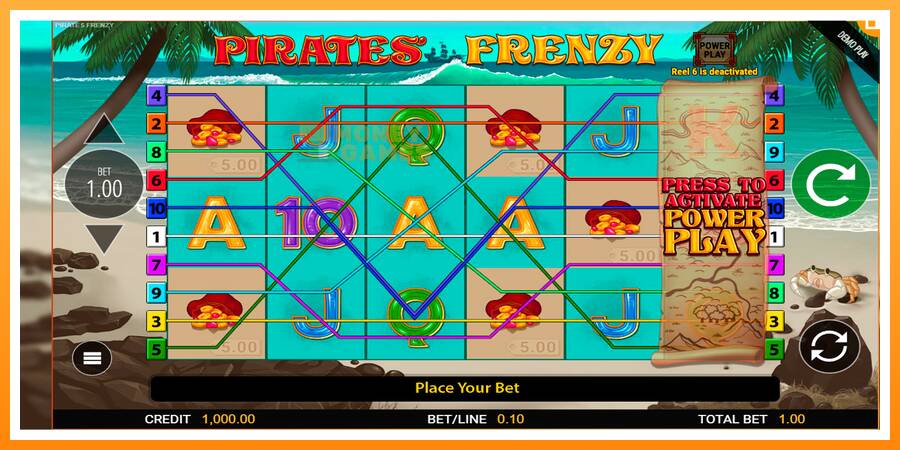 ลองสัมผัสเครื่องดูครับ Pirates Frenzy, รูปภาพ 1: เล่นเพื่อเงิน