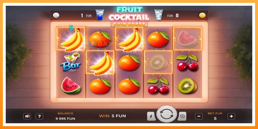 ลองสัมผัสเครื่องดูครับ Fruit Cocktail Coin Chase, รูปภาพ 2: เล่นเพื่อเงิน