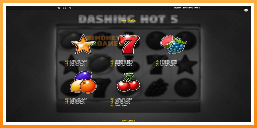 ลองสัมผัสเครื่องดูครับ Dashing Hot 5, รูปภาพ 5: เล่นเพื่อเงิน