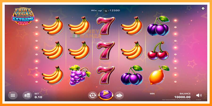 ลองสัมผัสเครื่องดูครับ Fruit Vegas Extreme x125, รูปภาพ 1: เล่นเพื่อเงิน