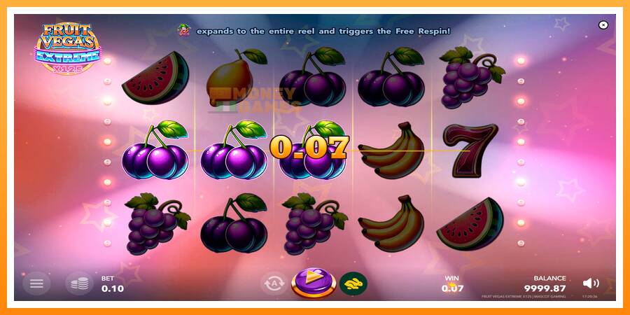 ลองสัมผัสเครื่องดูครับ Fruit Vegas Extreme x125, รูปภาพ 2: เล่นเพื่อเงิน