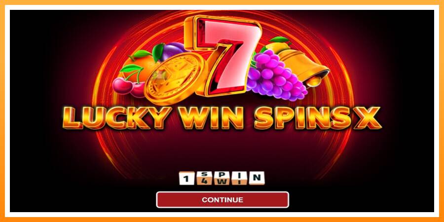 ลองสัมผัสเครื่องดูครับ Lucky Win Spins X, รูปภาพ 1: เล่นเพื่อเงิน