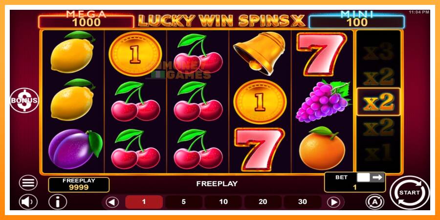 ลองสัมผัสเครื่องดูครับ Lucky Win Spins X, รูปภาพ 2: เล่นเพื่อเงิน