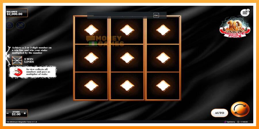 ลองสัมผัสเครื่องดูครับ 10x Minimum Magnetic Force, รูปภาพ 1: เล่นเพื่อเงิน