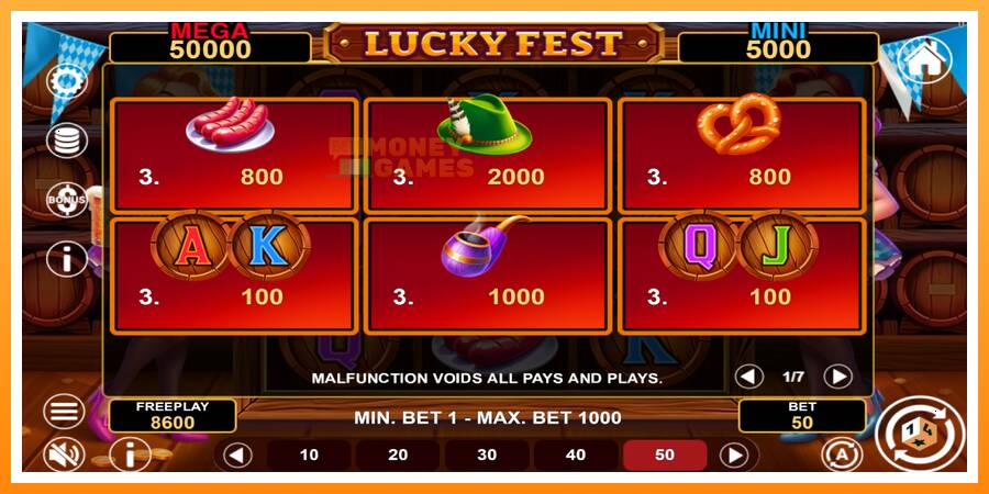 ลองสัมผัสเครื่องดูครับ Lucky Fest Hold & Win, รูปภาพ 5: เล่นเพื่อเงิน