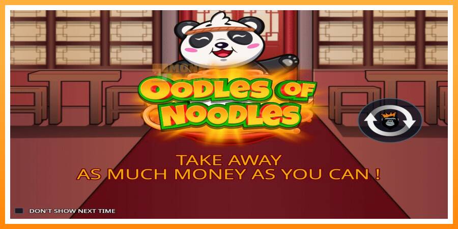 ลองสัมผัสเครื่องดูครับ Oodles of Noodles, รูปภาพ 1: เล่นเพื่อเงิน