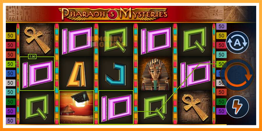 ลองสัมผัสเครื่องดูครับ Pharaohs Mysteries, รูปภาพ 2: เล่นเพื่อเงิน