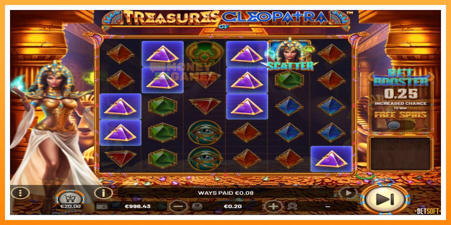 ลองสัมผัสเครื่องดูครับ Treasures of Cleopatra, รูปภาพ 2: เล่นเพื่อเงิน