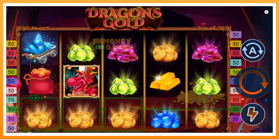 ลองสัมผัสเครื่องดูครับ Dragons Gold SL, รูปภาพ 2: เล่นเพื่อเงิน