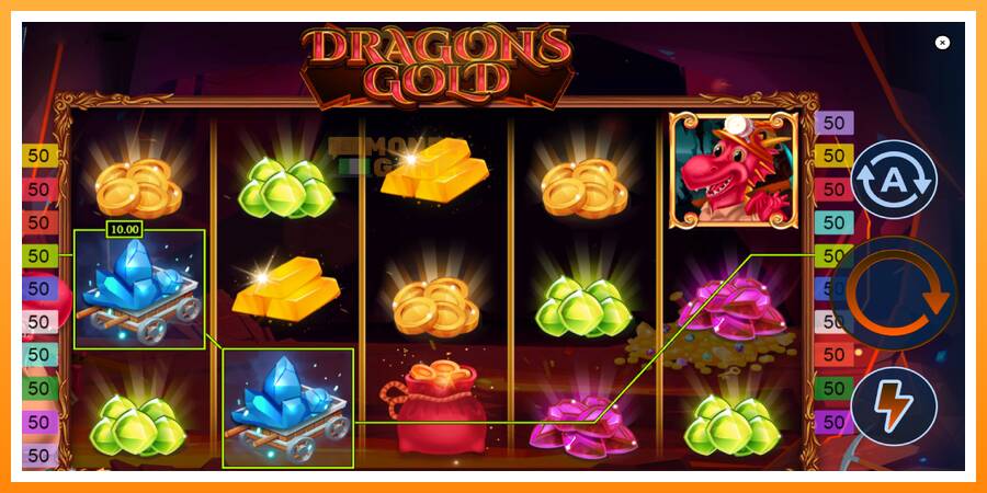 ลองสัมผัสเครื่องดูครับ Dragons Gold SL, รูปภาพ 4: เล่นเพื่อเงิน