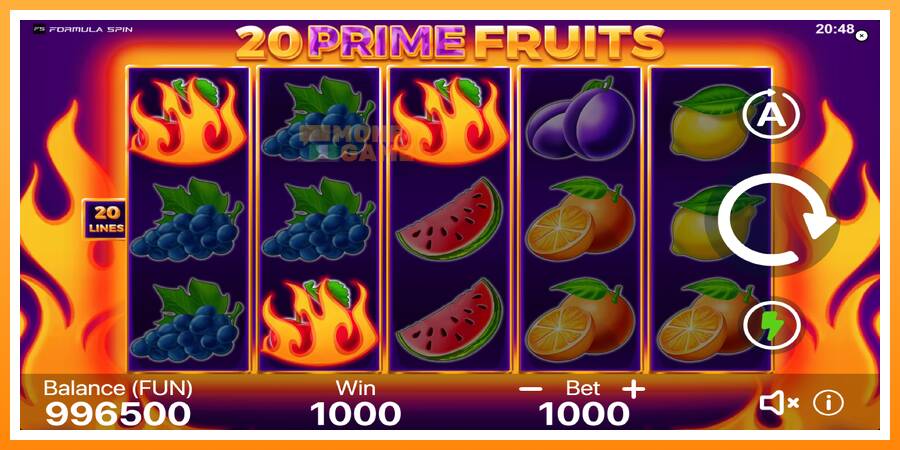 ลองสัมผัสเครื่องดูครับ 20 Prime Fruits, รูปภาพ 3: เล่นเพื่อเงิน