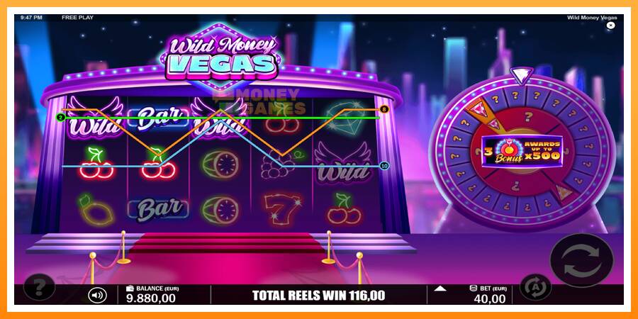 ลองสัมผัสเครื่องดูครับ Wild Money Vegas, รูปภาพ 3: เล่นเพื่อเงิน