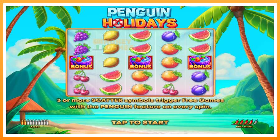 ลองสัมผัสเครื่องดูครับ Penguin Holidays, รูปภาพ 1: เล่นเพื่อเงิน