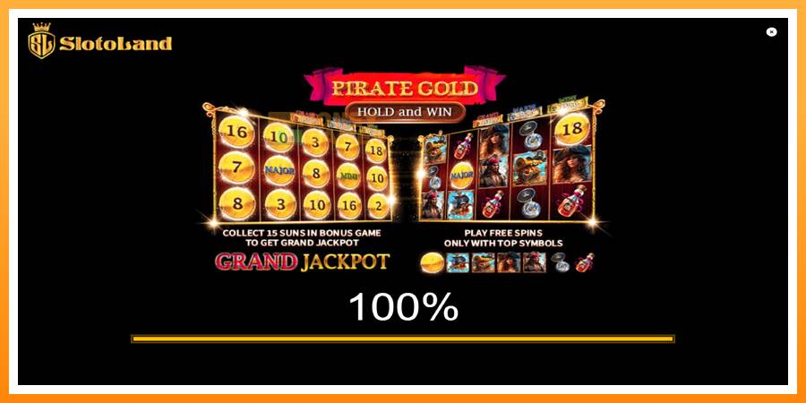 ลองสัมผัสเครื่องดูครับ Pirate Gold Hold and Win, รูปภาพ 1: เล่นเพื่อเงิน