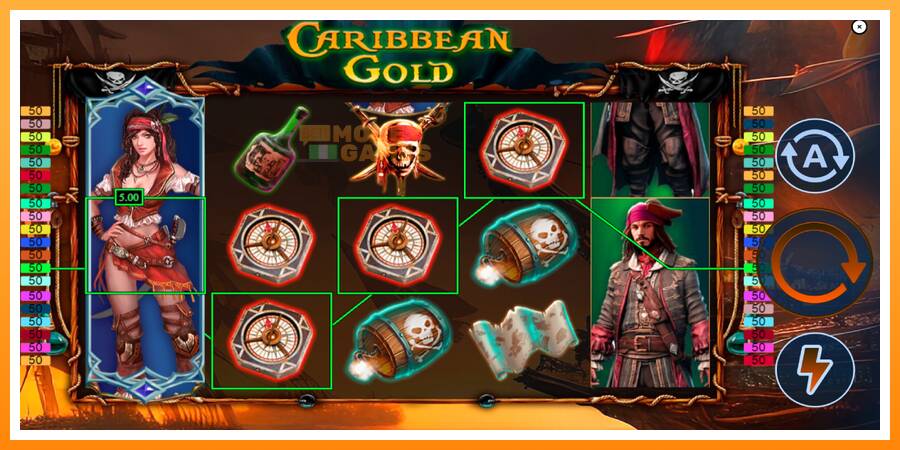 ลองสัมผัสเครื่องดูครับ Caribbean Gold., รูปภาพ 3: เล่นเพื่อเงิน