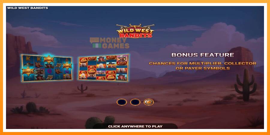 ลองสัมผัสเครื่องดูครับ Wild West Bandits, รูปภาพ 1: เล่นเพื่อเงิน