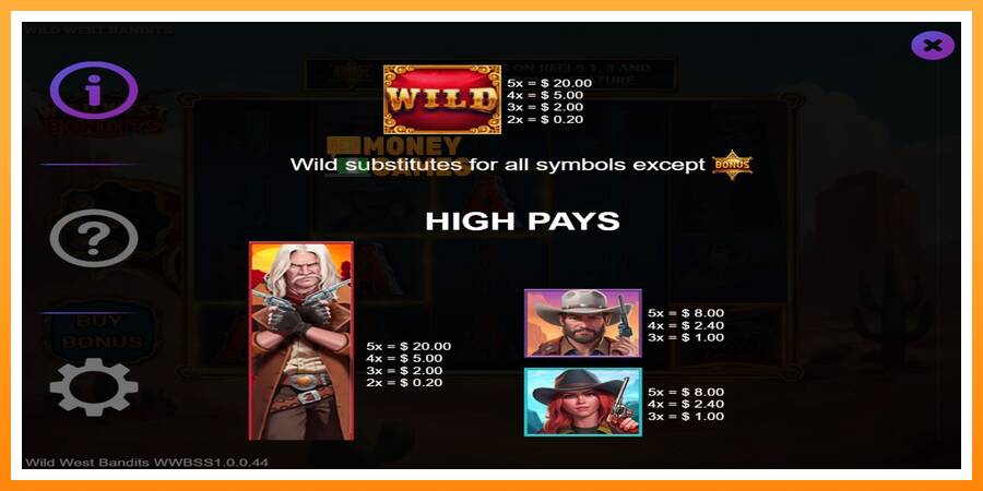 ลองสัมผัสเครื่องดูครับ Wild West Bandits, รูปภาพ 4: เล่นเพื่อเงิน