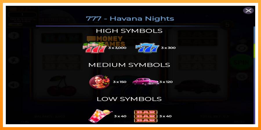 ลองสัมผัสเครื่องดูครับ 777 - Havana Nights, รูปภาพ 5: เล่นเพื่อเงิน