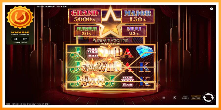 ลองสัมผัสเครื่องดูครับ 5 Star Coins: Hold & Win, รูปภาพ 3: เล่นเพื่อเงิน