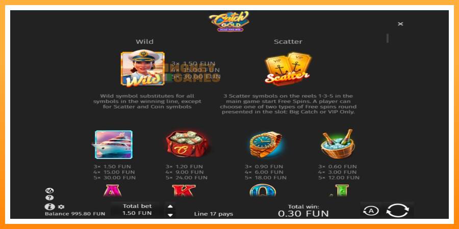 ลองสัมผัสเครื่องดูครับ Catch The Gold Hold and Win, รูปภาพ 4: เล่นเพื่อเงิน