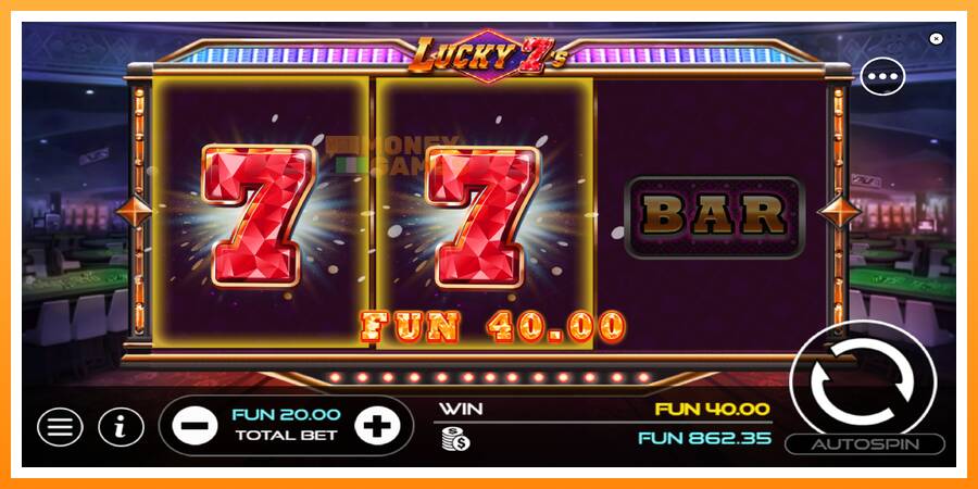 ลองสัมผัสเครื่องดูครับ Lucky 7s, รูปภาพ 3: เล่นเพื่อเงิน