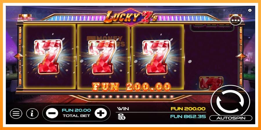 ลองสัมผัสเครื่องดูครับ Lucky 7s, รูปภาพ 4: เล่นเพื่อเงิน