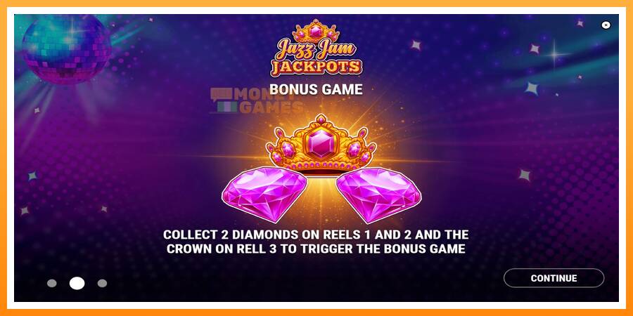 ลองสัมผัสเครื่องดูครับ Jazz Jam Jackpots, รูปภาพ 1: เล่นเพื่อเงิน