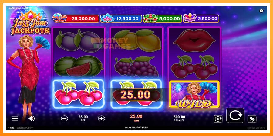 ลองสัมผัสเครื่องดูครับ Jazz Jam Jackpots, รูปภาพ 3: เล่นเพื่อเงิน