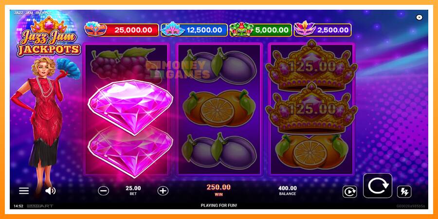 ลองสัมผัสเครื่องดูครับ Jazz Jam Jackpots, รูปภาพ 4: เล่นเพื่อเงิน