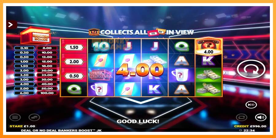 ลองสัมผัสเครื่องดูครับ Deal or No Deal Bankers Boost Jackpot King, รูปภาพ 2: เล่นเพื่อเงิน