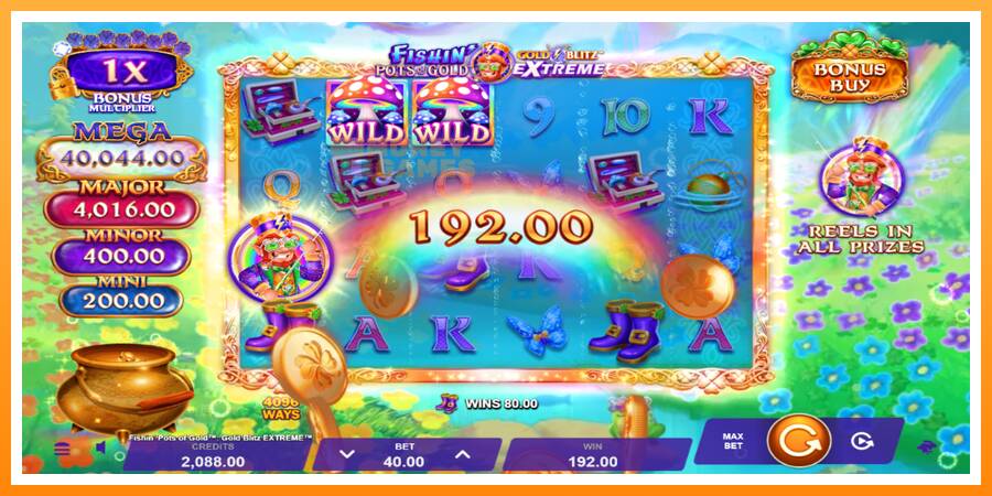 ลองสัมผัสเครื่องดูครับ Fishin Pots of Gold: Gold Blitz Extreme, รูปภาพ 4: เล่นเพื่อเงิน