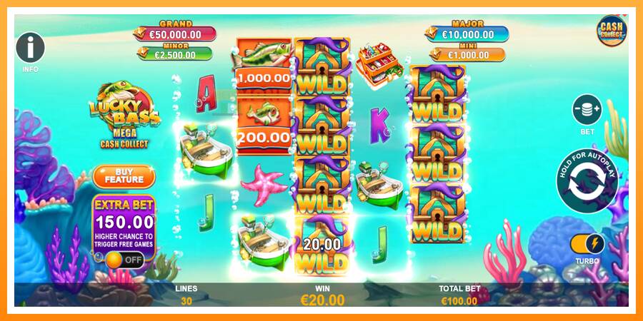 ลองสัมผัสเครื่องดูครับ Lucky Bass Mega Cash Collect, รูปภาพ 4: เล่นเพื่อเงิน