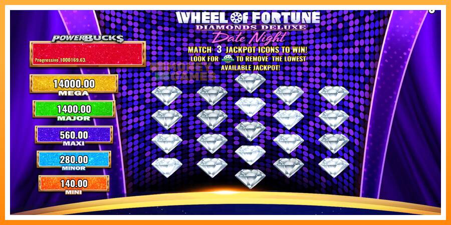 ลองสัมผัสเครื่องดูครับ PowerBucks Wheel of Fortune Diamonds Deluxe Date Night, รูปภาพ 4: เล่นเพื่อเงิน