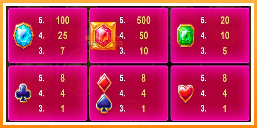 ลองสัมผัสเครื่องดูครับ Mega Lucky Diamonds Hold & Win, รูปภาพ 4: เล่นเพื่อเงิน