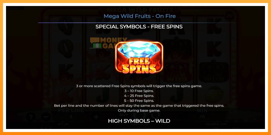 ลองสัมผัสเครื่องดูครับ Mega Wild Fruits - On Fire, รูปภาพ 5: เล่นเพื่อเงิน