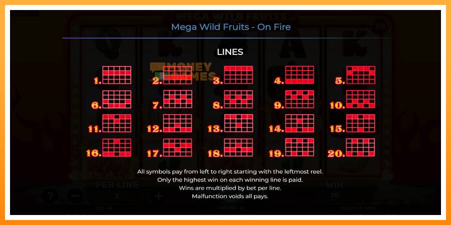 ลองสัมผัสเครื่องดูครับ Mega Wild Fruits - On Fire, รูปภาพ 7: เล่นเพื่อเงิน