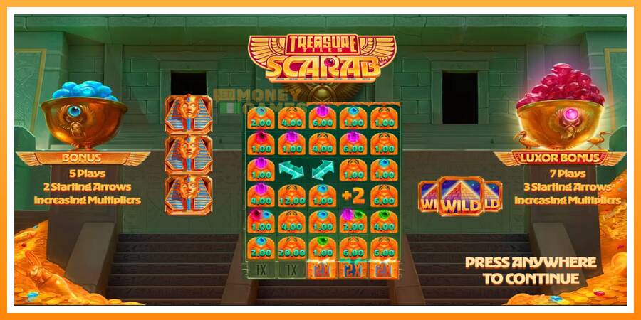 ลองสัมผัสเครื่องดูครับ Treasure Tiles Scarab, รูปภาพ 1: เล่นเพื่อเงิน