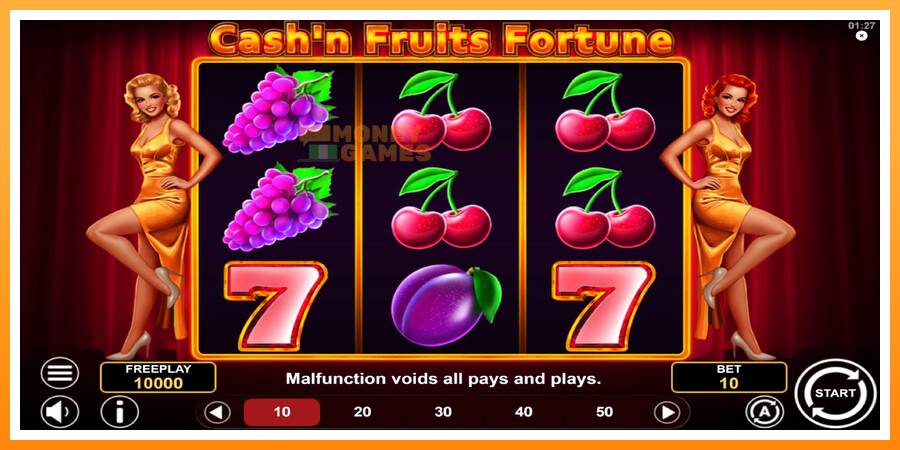 ลองสัมผัสเครื่องดูครับ Cashn Fruits Fortune, รูปภาพ 2: เล่นเพื่อเงิน