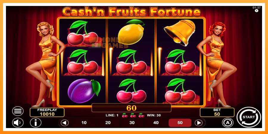 ลองสัมผัสเครื่องดูครับ Cashn Fruits Fortune, รูปภาพ 3: เล่นเพื่อเงิน