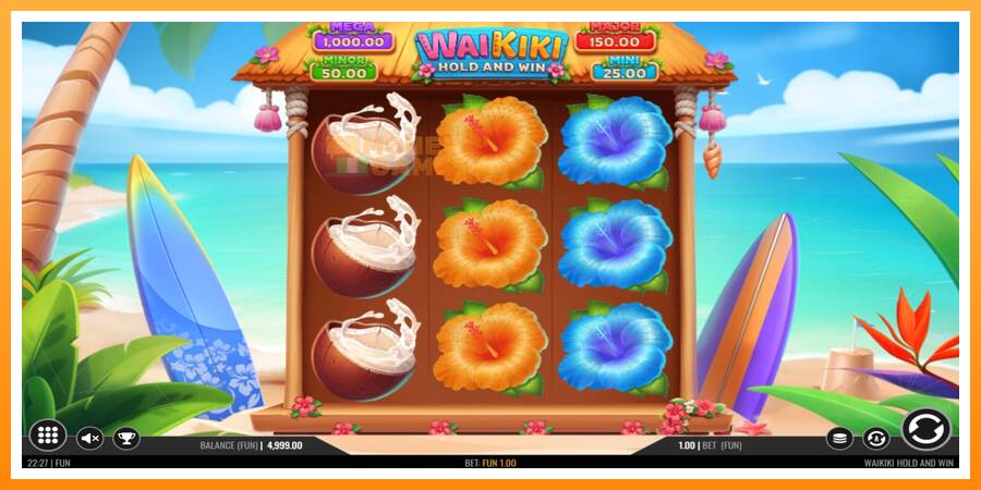 ลองสัมผัสเครื่องดูครับ Waikiki Hold and Win, รูปภาพ 2: เล่นเพื่อเงิน