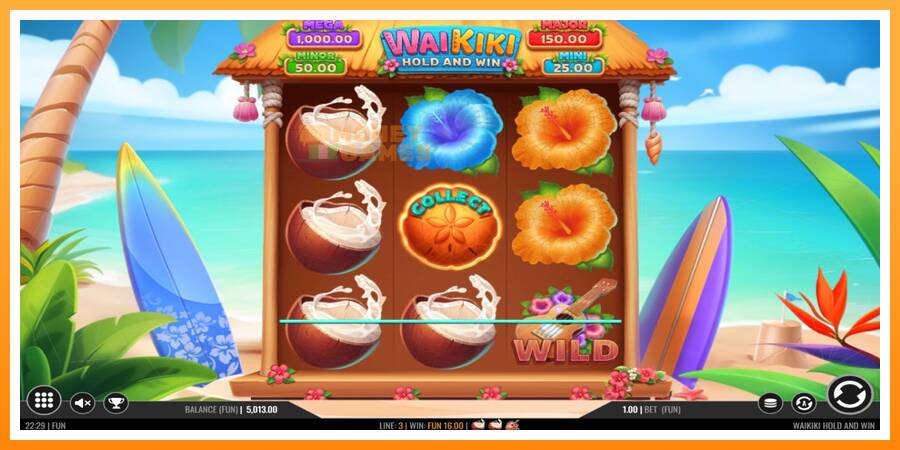 ลองสัมผัสเครื่องดูครับ Waikiki Hold and Win, รูปภาพ 3: เล่นเพื่อเงิน