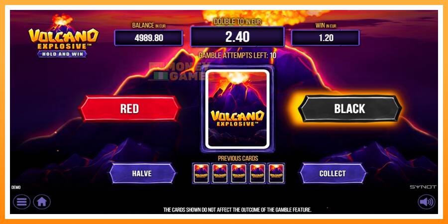 ลองสัมผัสเครื่องดูครับ Volcano Explosive, รูปภาพ 4: เล่นเพื่อเงิน